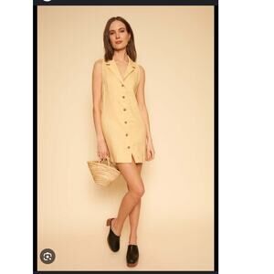NWT Whimsy + Row Jaclyn Linen Dress XS